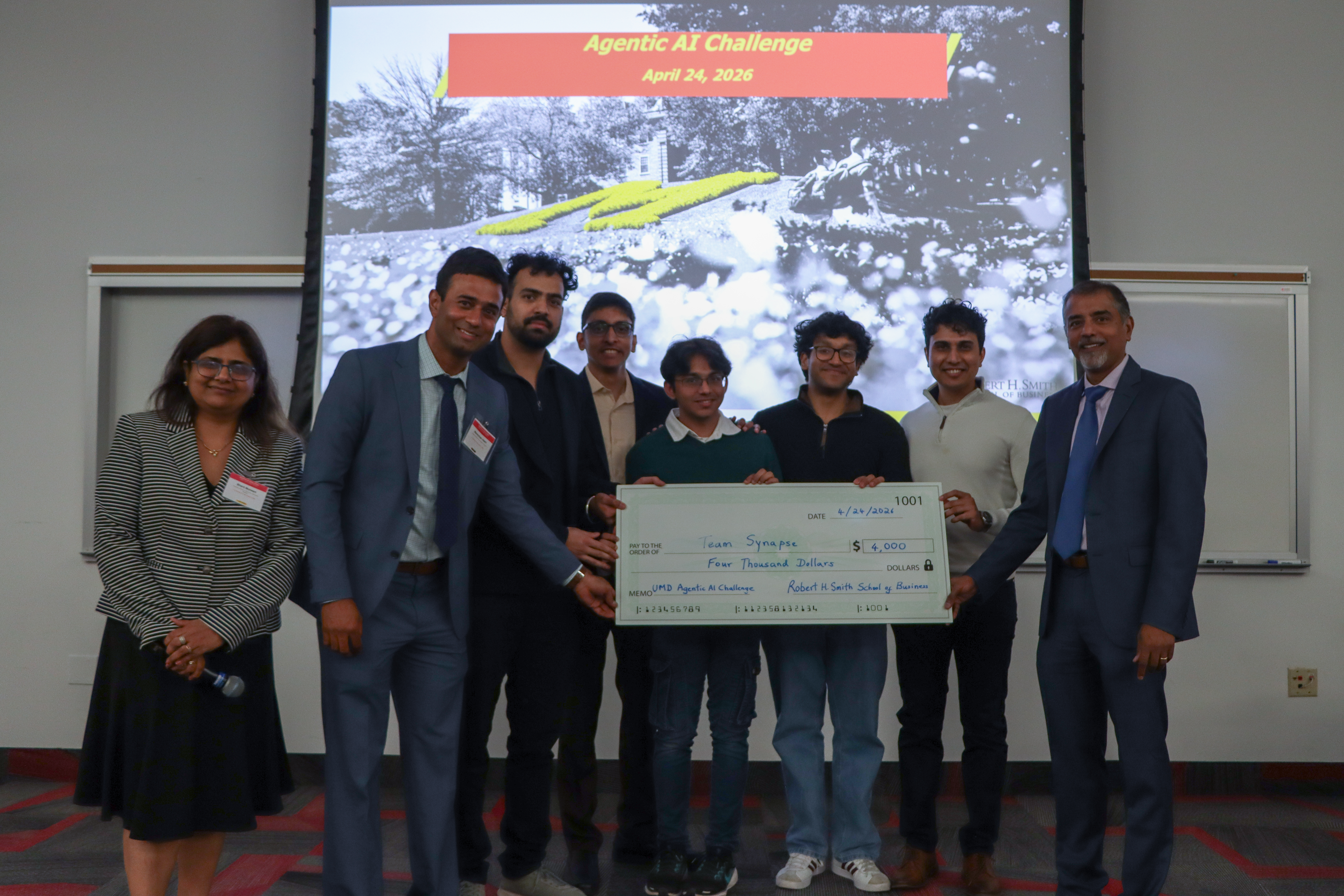 Team Synapse at the 2026 UMD Smith Agentic AI Challenge